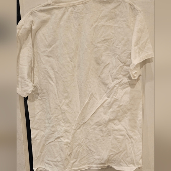 Champion White Tee with Repeated Logo - Picture 4 of 4